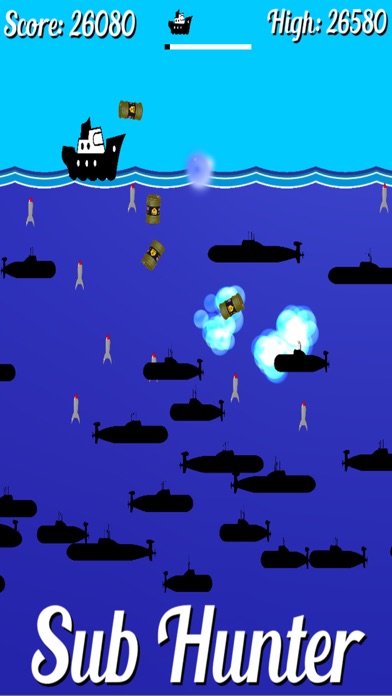 Sub Hunter retro arcade game screenshot 5