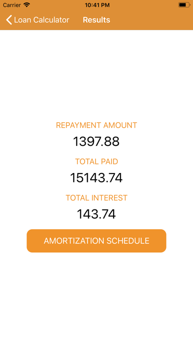 Screenshot #2 pour Calculateur de prêt: Paiements
