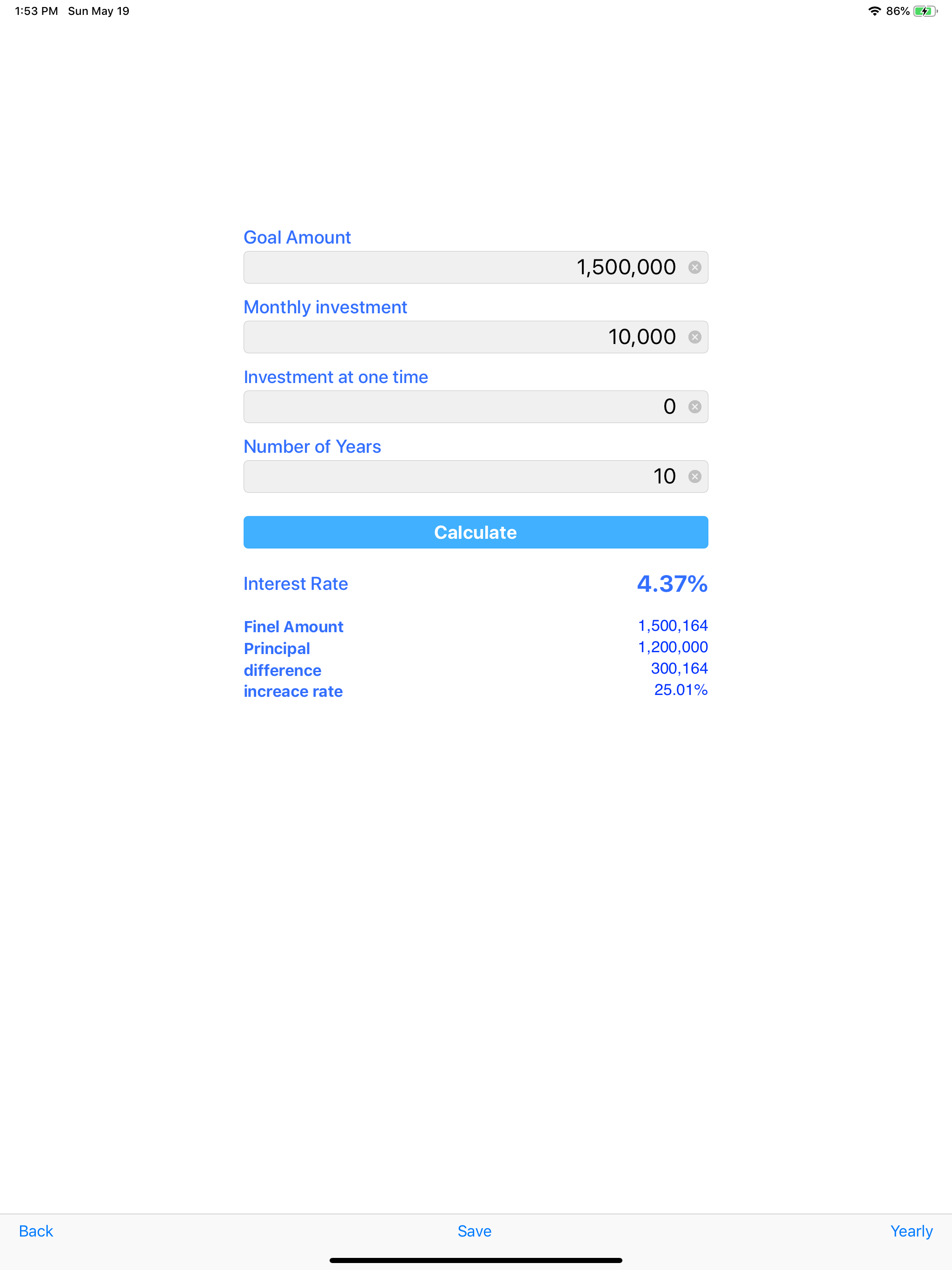 Compound  calculation
