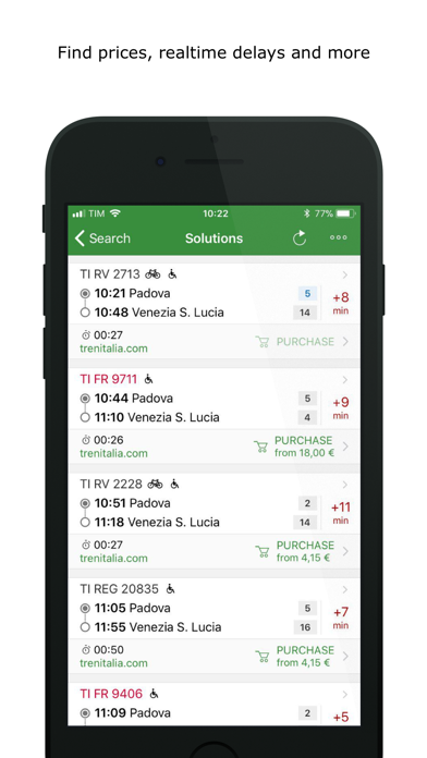 Screenshot #2 pour Train Timetables in Italy