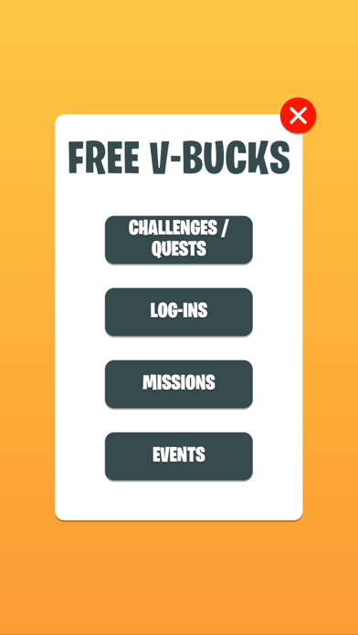 Fort Quiz and V-Bucks Screenshot