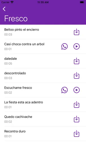 Captura de pantalla de La Botonera De Sonidos en iPhone 3