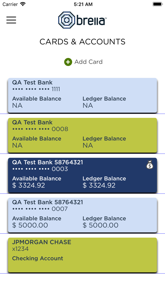 #2. Brella – Card Manager (iOS) 作者: SHAZAM