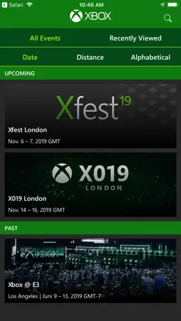 Xbox Events screenshot 1