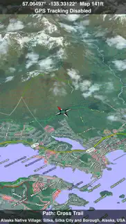 scenic map alaska iphone screenshot 2
