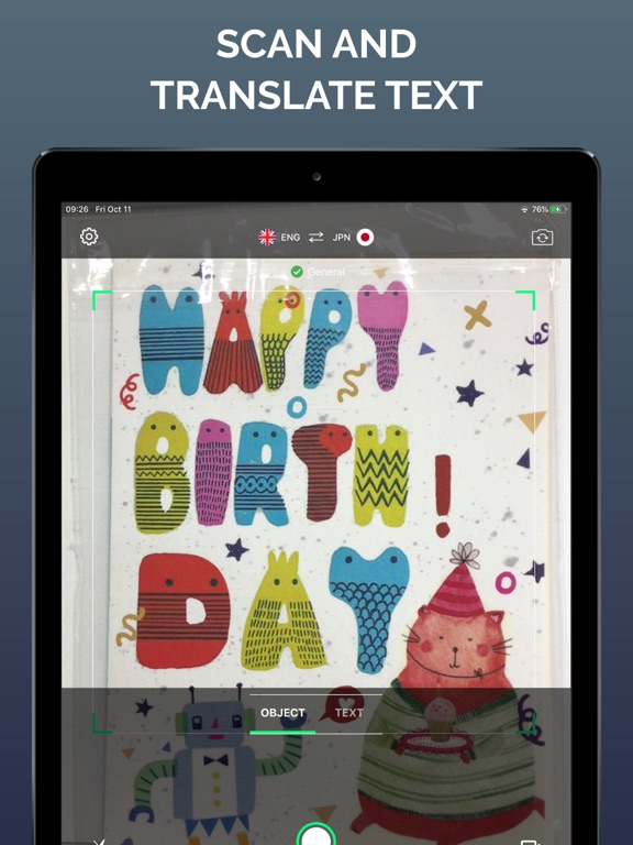 Snap & Translate + OCR Camera iPad screenshot 2 - Utilities app