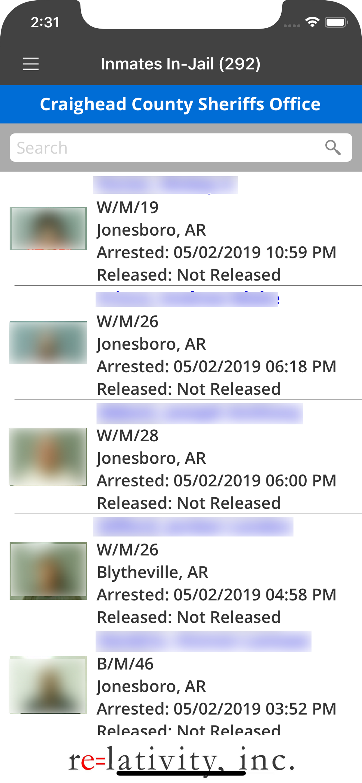 RPS-Inmate Info