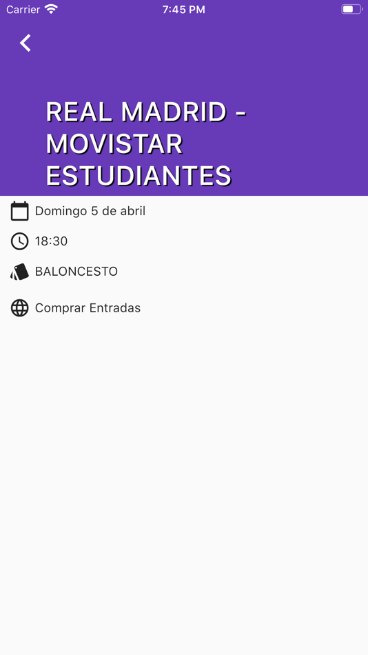#2. Eventos WiZink (iOS) Podle: Light Concept Apps S.L.