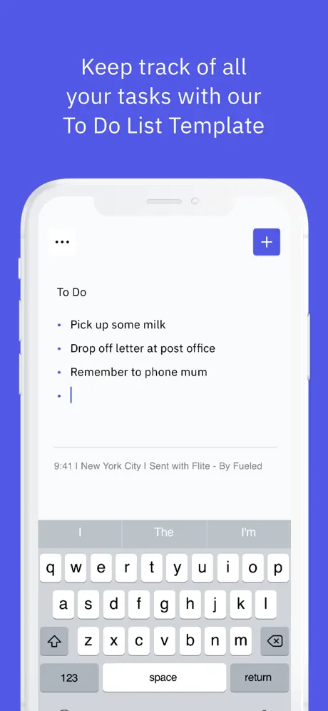 Flite - Email Yourself Notes