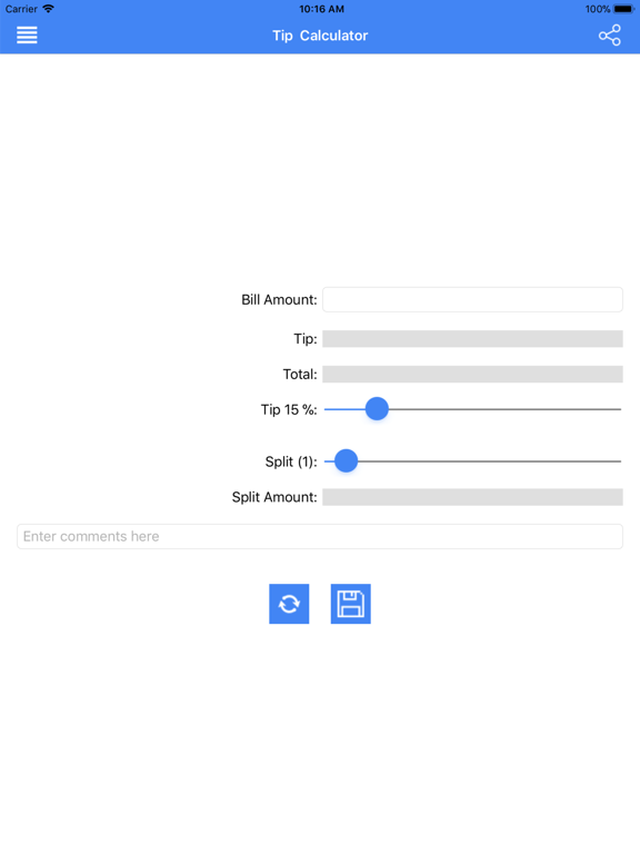 Screenshot #4 pour Tip_Calculator