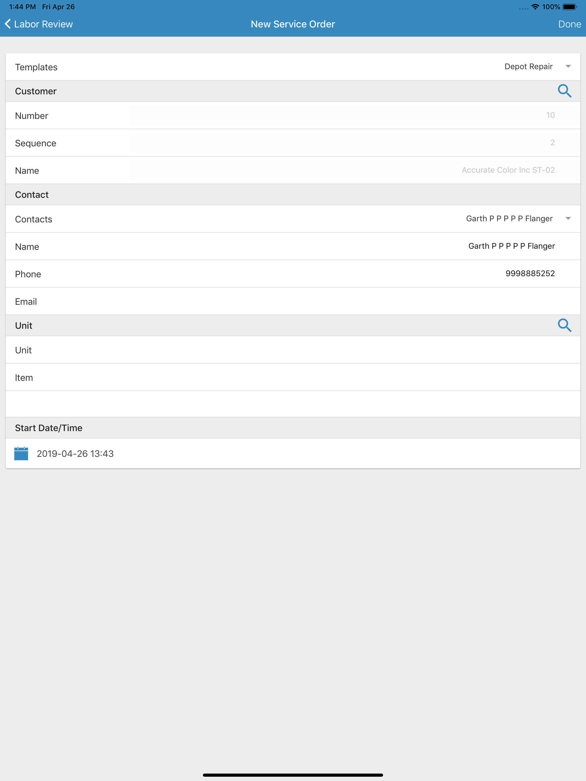 Infor Service Management