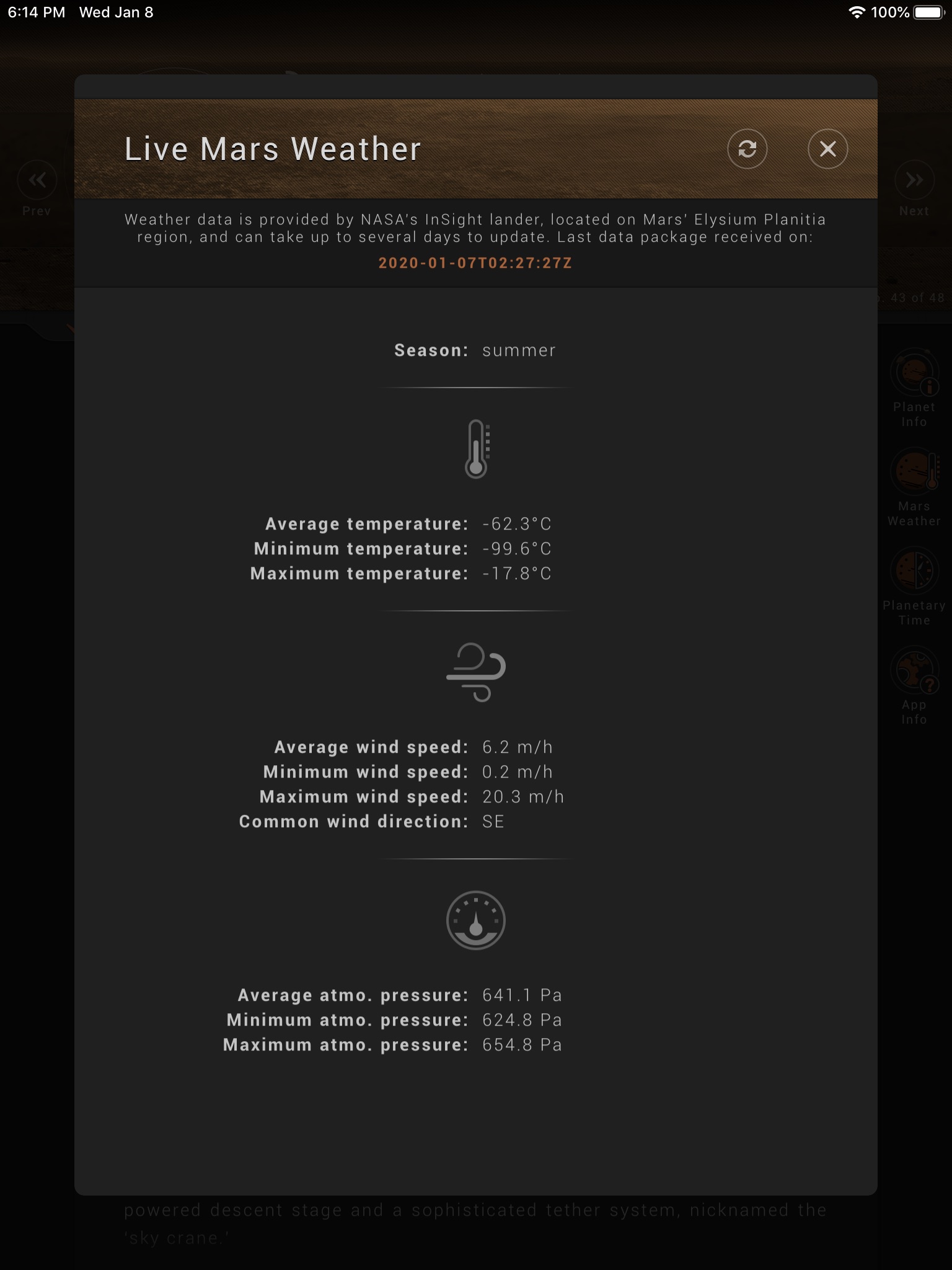 Mars Timeline screenshot 4