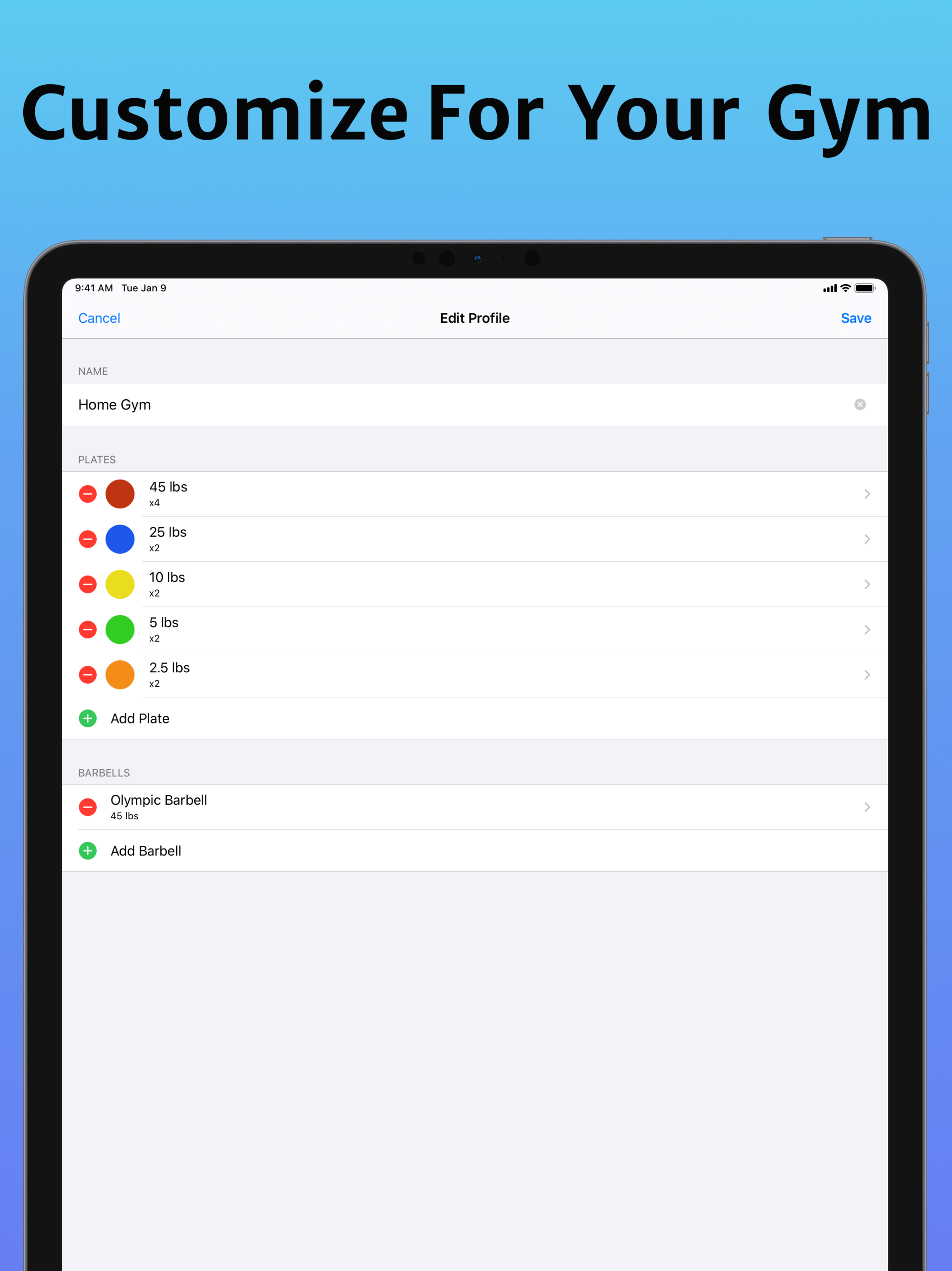 BarLoad Plate Calculator