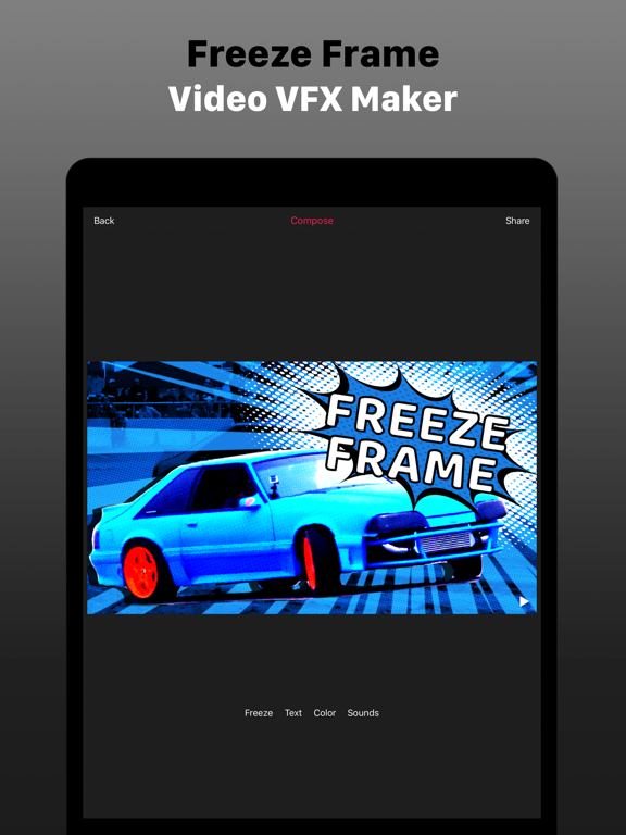 Screenshot #4 pour Freeze Frame Intro Movie Maker