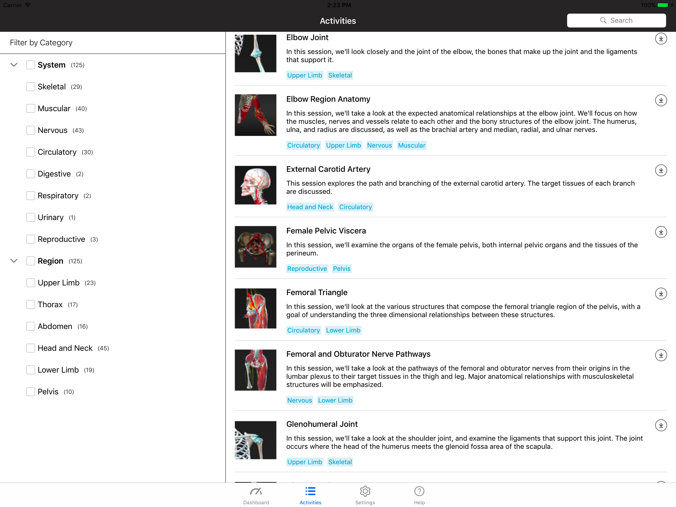 Gale Interactive Human Anatomy screenshot 5