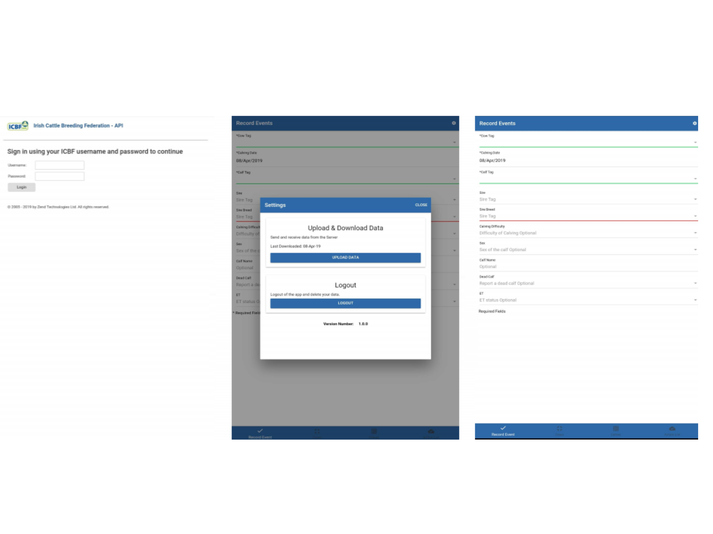 ICBF DNA Calf Registration screenshot 3