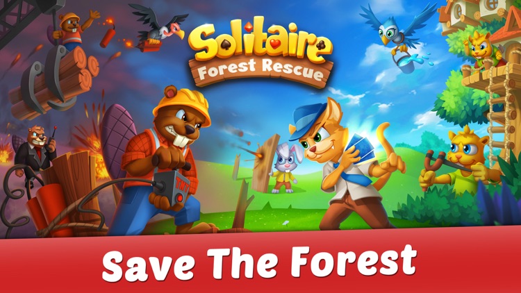 Solitaire: Forest Rescue screenshot-8