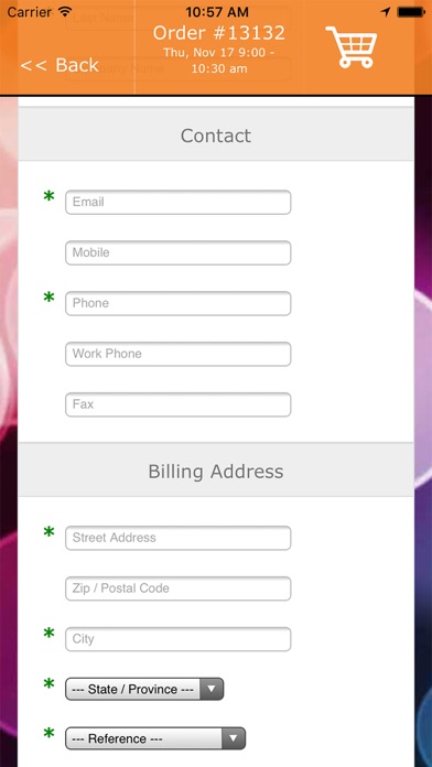 Event Rental Systems Screenshot