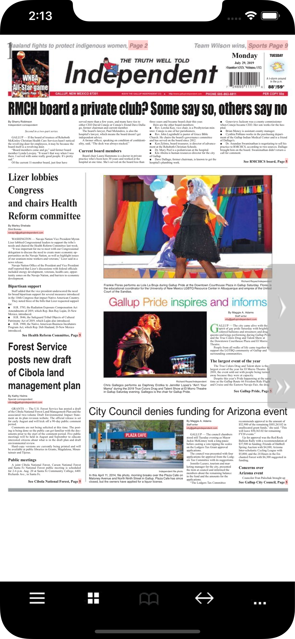 The Gallup Independent