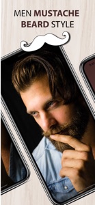 Man Mustache Beard Editor screenshot #1 for iPhone