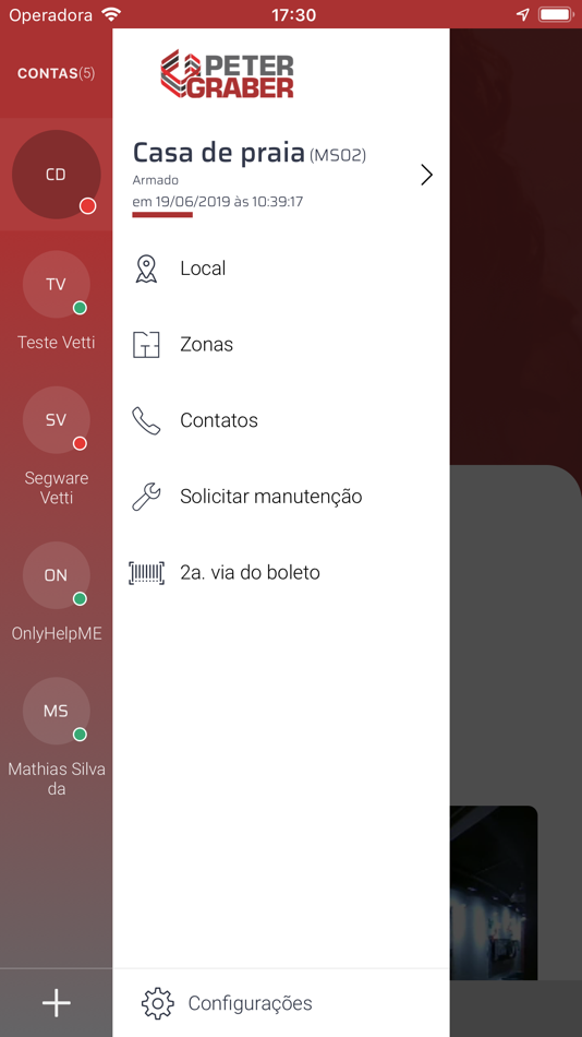 #2. My Graber (iOS) 由: PETER GRABER MONITORAMENTO 24 HORAS LTDA