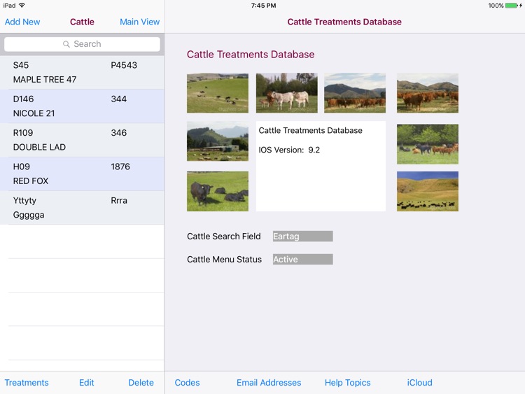 Cattle Pedigree Database