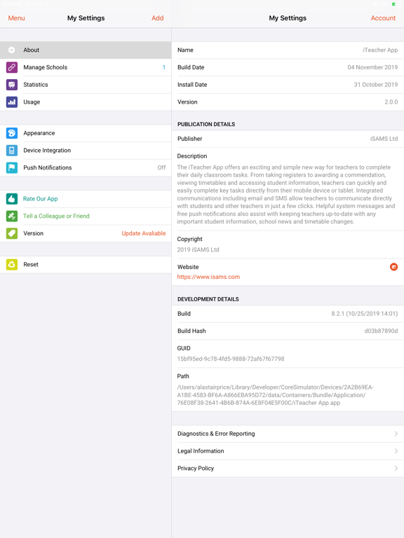 iTeacher App iPad screenshot 4 - Education app
