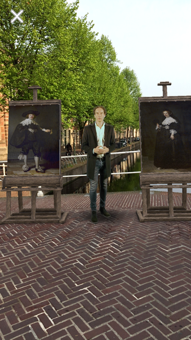 De Leidse AR Rembrandt Route iPhone screenshot
