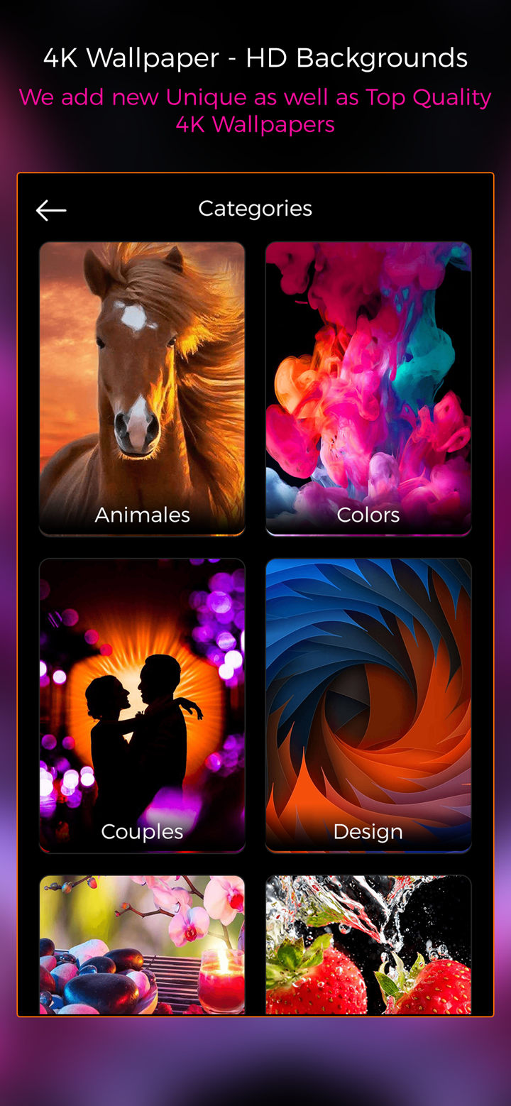 4K Wallpapers - HD Backgrounds screenshot 1