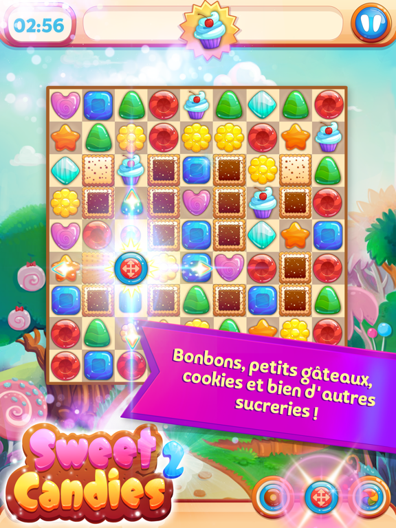 Screenshot #5 pour Sweet Candies 2: Match 3 Games