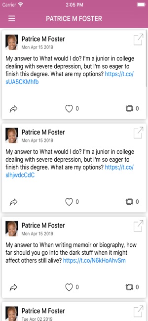 Patrice M. Foster: Teens Blog(圖7)-速報App