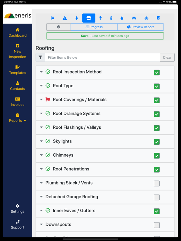 Eneris iPad screenshot 5 - Business app