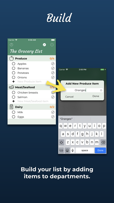 Screenshot #3 pour The Grocery List : Mobile