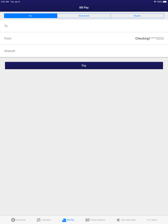 Oklahoma Central Credit Union iPad screenshot 5 - Finance app