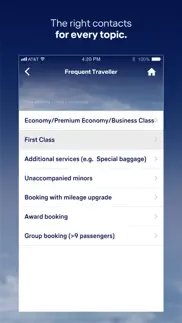 lufthansa customer service iphone screenshot 3