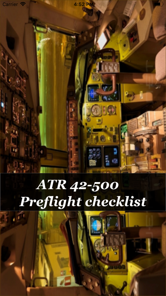 Preflight checklist ATR 42-500 - 2.0 - (iOS)