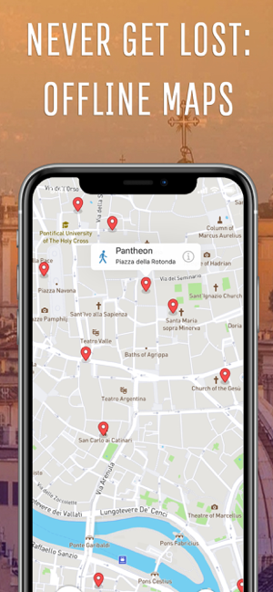 ‎Rome Guide: Tour & Offline Map Screenshot