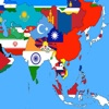 Asian Flags and Country names