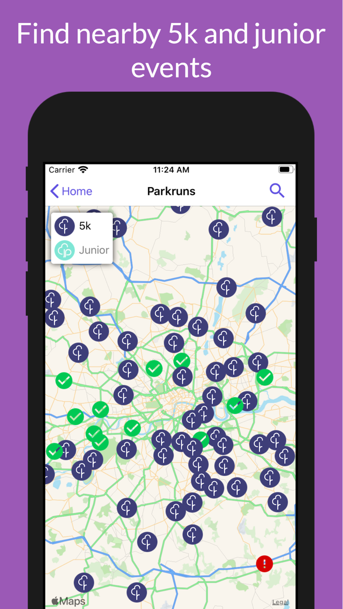 5K parkrunner results