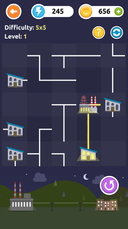 #1. Power Lines - Logic Puzzles (iOS) 由: Maksym Boiko