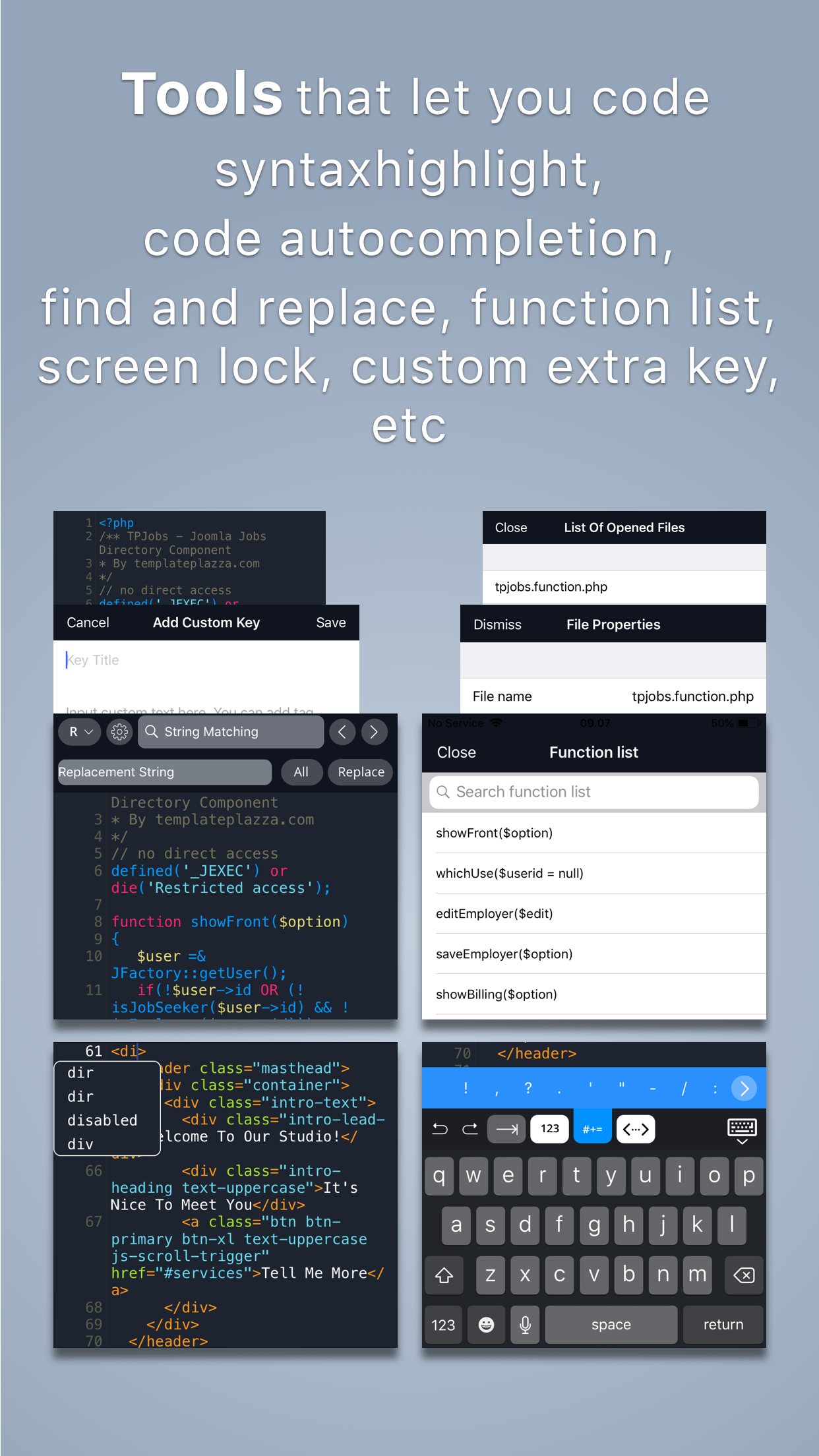 Koder Code Editor screenshot 4