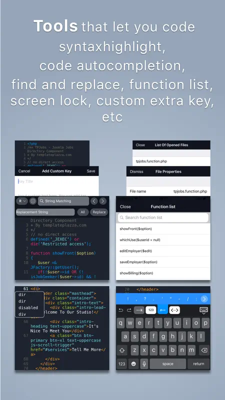 Koder Code Editor screenshot 4 of 4