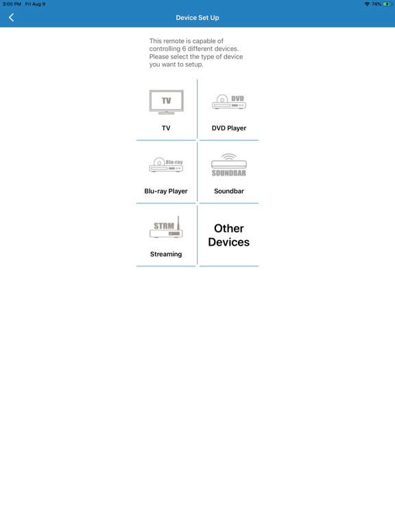 myTouchSmart Remote Control iPad screenshot 2 - Lifestyle app