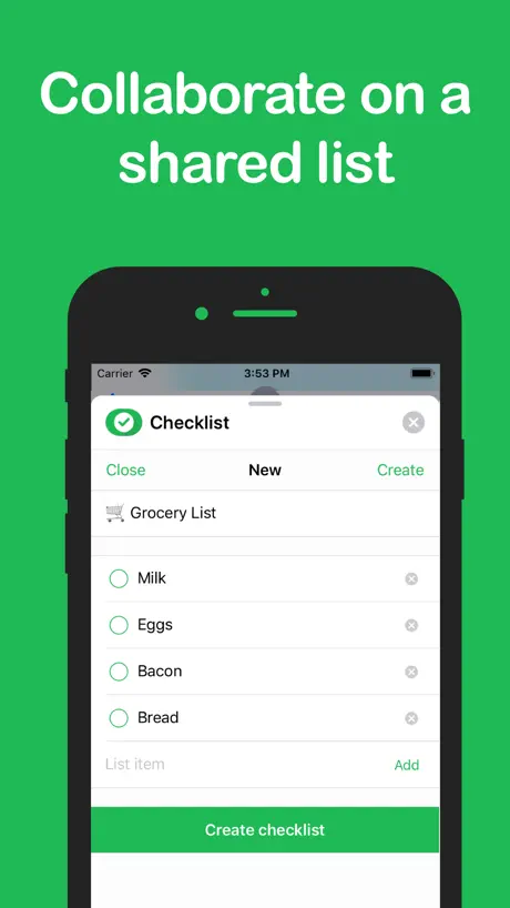 Checklist - Todo - Tasks