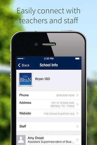 Bryan ISD screenshot 2