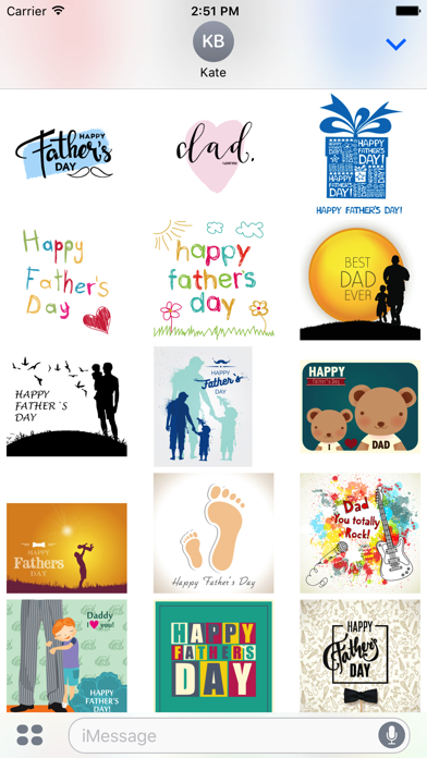 Father's Day Stickersのおすすめ画像3