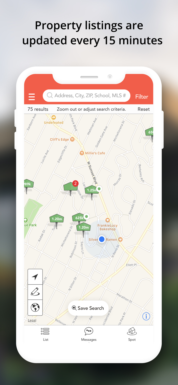 HomeSpotter Real Estate screenshot 1