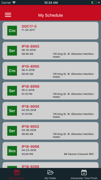 App screenshot