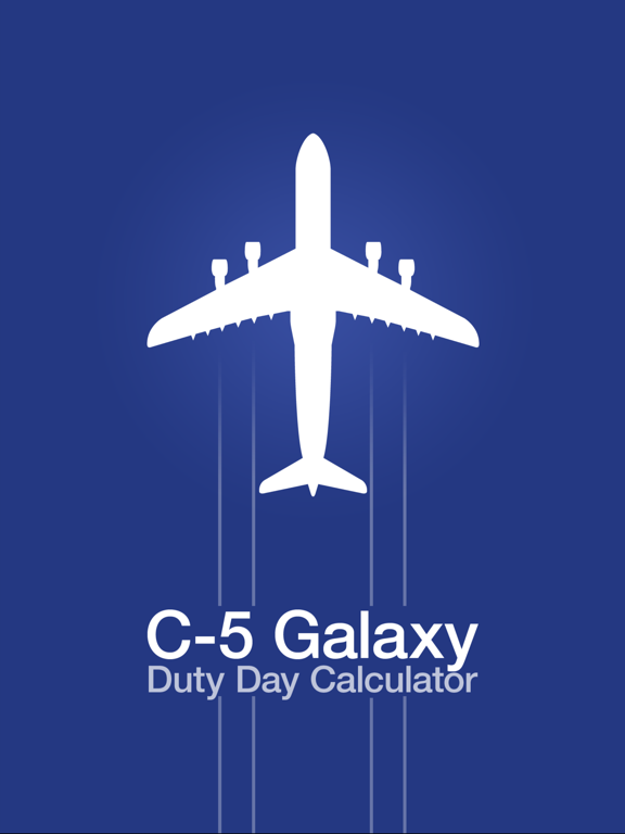 C-5 Duty Day Calc iPad screenshot 1 - Travel app