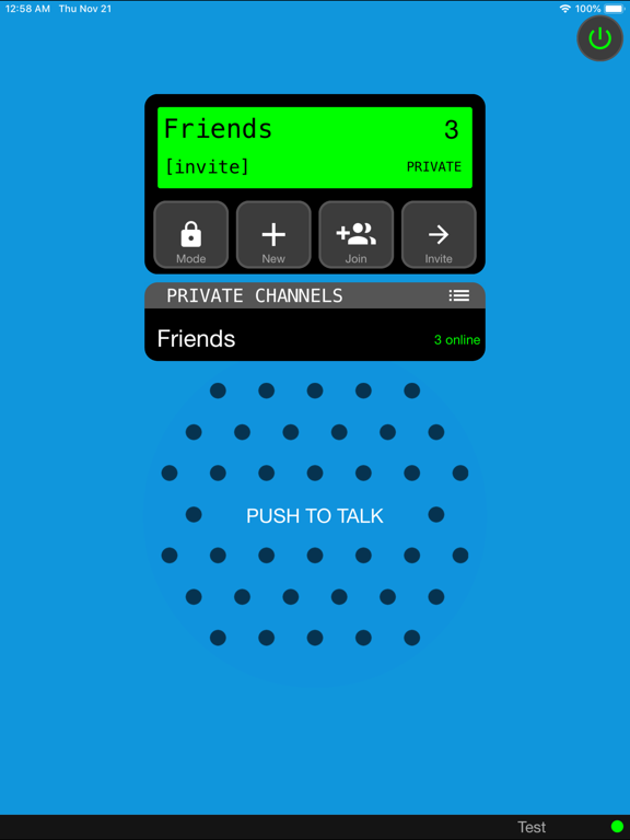 Screenshot #6 pour Talk Now! Walkie Talkie